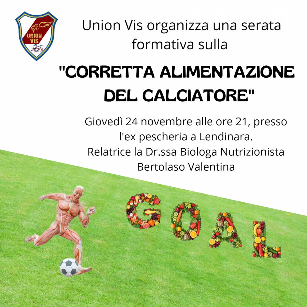 La corretta alimentazione nel calcio